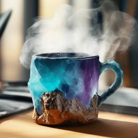 400ml Resin Mineral Crystal Coffee Mugs With Handles Elegant Fake Mineral Crystal Cup For Workplace Home Decor Christmas Gift Kitchen Gadgets 400ml Resin Mineral Crystal Coffee Mugs With Handles Elegant Fake Mineral Crystal Cup For Workplace Home Decor Christmas Gift Kitchen Gadgets